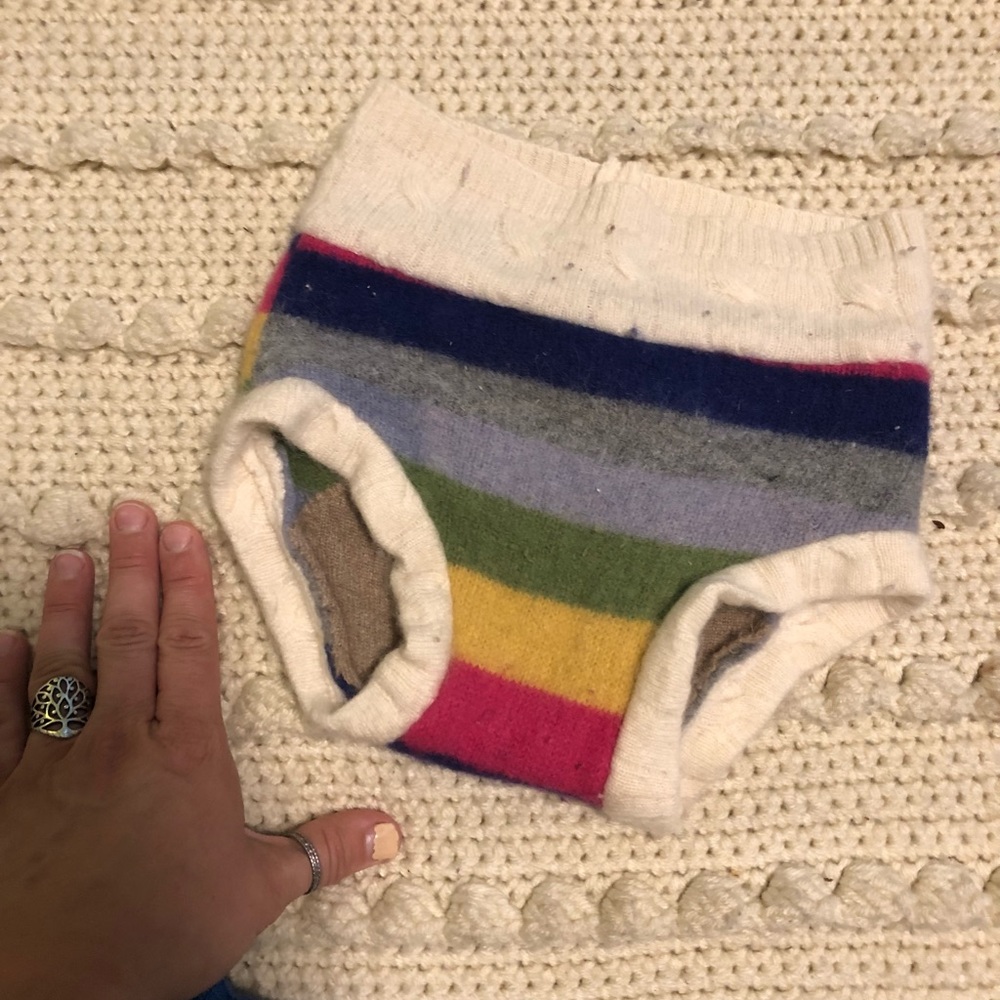O’Lamby Repurposed Wool Shorties Cloth Diaper